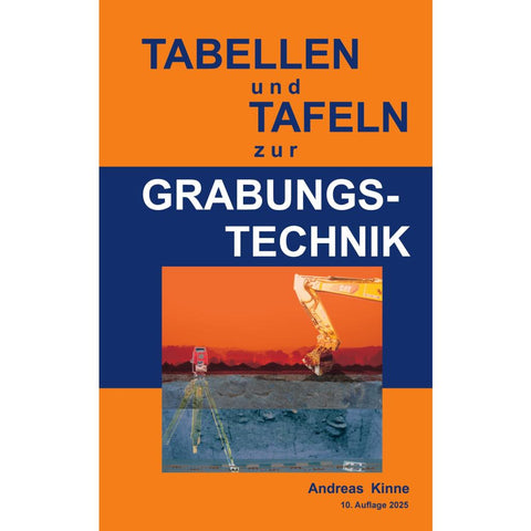 Tabellen und Tafeln zur Grabungstechnik