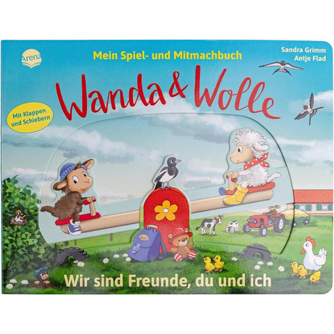 Mein Spiel- und Mitmachbuch - Wanda und Wolle. Wir sind Freunde, du und ich