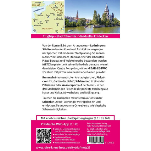 Reise Know-How CityTrip Metz und Nancy mit Bar-Le-Duc