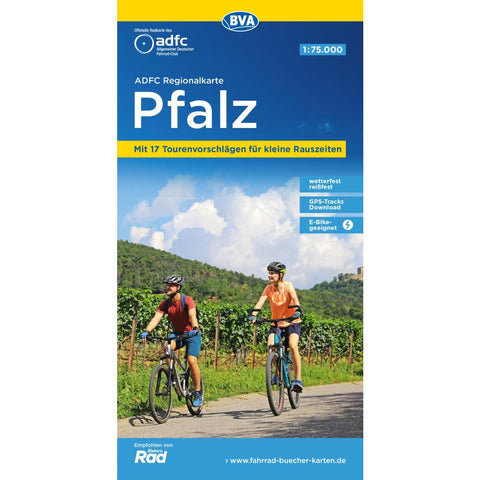 BVA ADFC Regionalkarte Pfalz 1:75.000