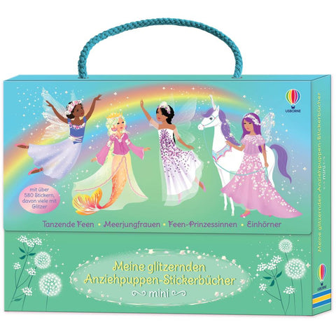 Meine glitzernden Anziehpuppen-Stickerbücher mini