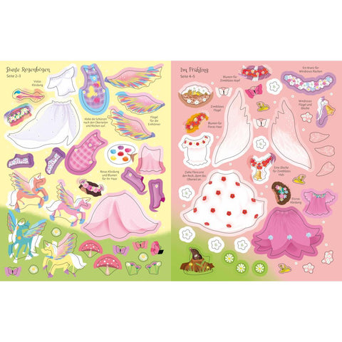 Meine glitzernden Anziehpuppen-Stickerbücher mini