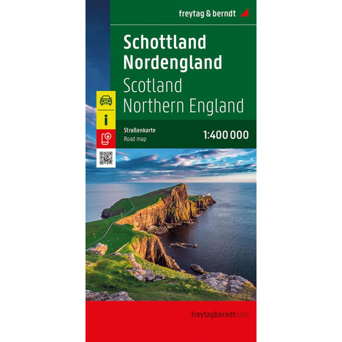 freytag & berndt Straßenkarte Schottland - Nordengland 1:400.000