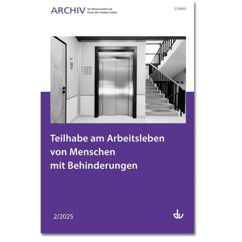 Teilhabe am Arbeitsleben von Menschen mit Behinderungen