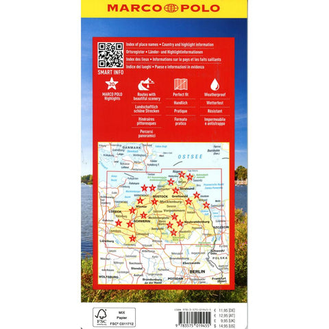 MARCO POLO Reisekarte Deutschland 02 Mecklenburg-Vorpommern 1:225.000