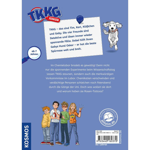 TKKG Junior, 3, Spürnasen im Labor