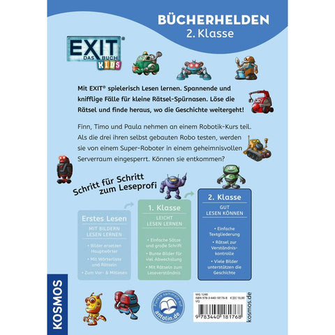 EXIT® - Das Buch, Bücherhelden 2. Klasse, Roboter-Alarm!