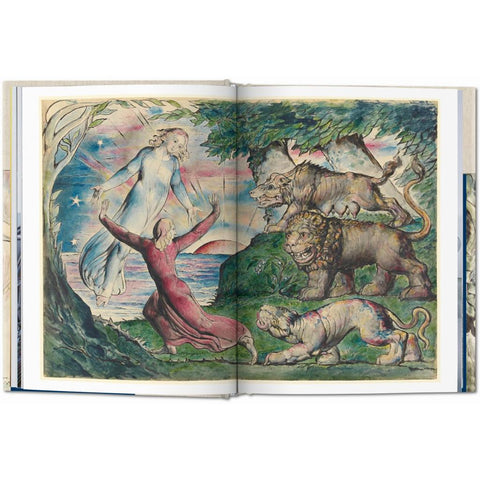 William Blake. Dantes Göttliche Komödie, Sämtl. Zeichnungen