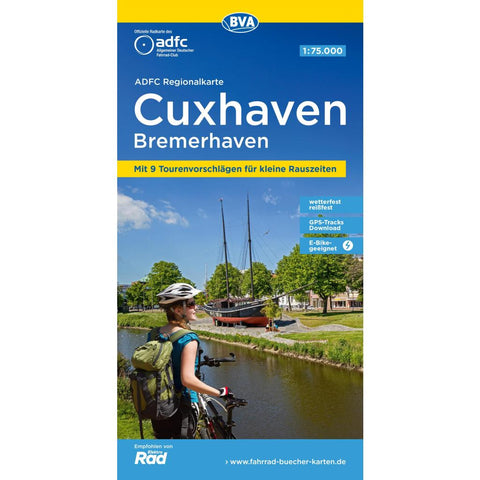 BVA ADFC Regionalkarte Cuxhaven Bremerhaven 1:75.000