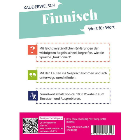 Reise Know-How Sprachführer Finnisch - Wort für Wort