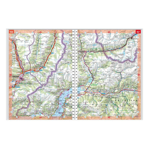 freytag & berndt Autoatlas Die Alpen 1:150.000