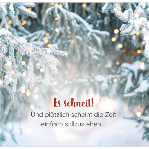 Wenn es draußen schneit ...