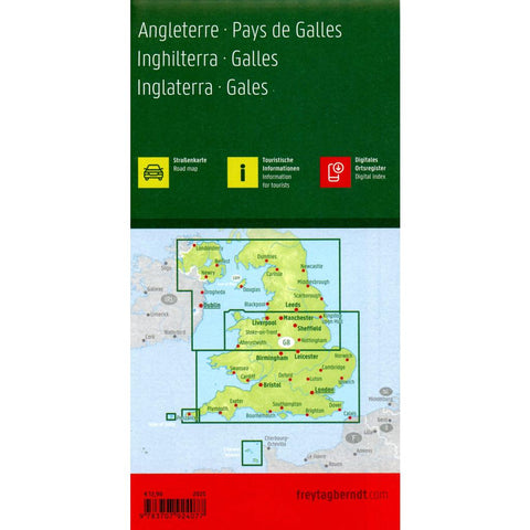 freytag & berndt Straßenkarte England - Wales 1:400.000