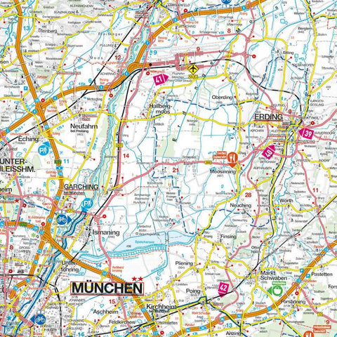 MARCO POLO Freizeitkarte 44 Niederbayern, Rottal-Inn 1:130.000