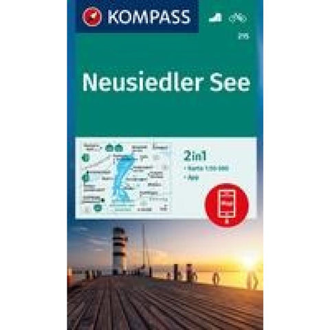 KOMPASS Wanderkarte 215 Neusiedler See 1:50.000