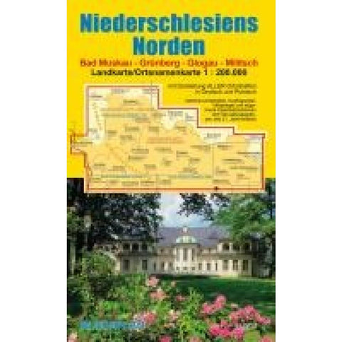 Landkarte Niederschlesiens Norden