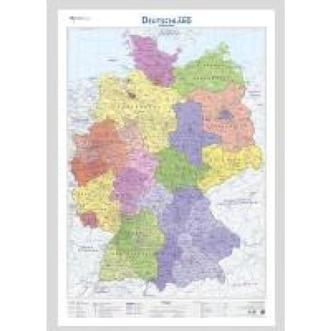 Deutschland auf einen Blick! Politische Karte 1:750 000