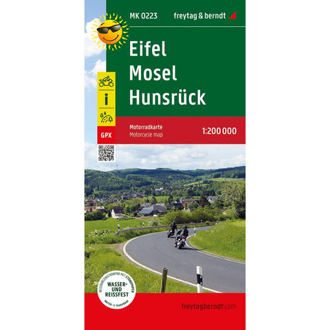 freytag & berndt Motorradkarte Eifel - Mosel - Hunsrück 1:200.000