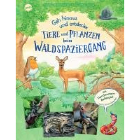 Geh hinaus und entdecke. Tiere und Pflanzen beim Waldspaziergang