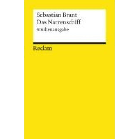 Das Narrenschiff. Studienausgabe