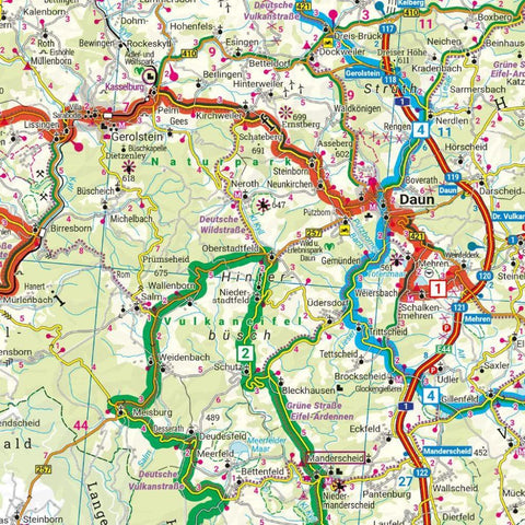 freytag & berndt Motorradkarte Eifel - Mosel - Hunsrück 1:200.000