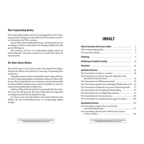 Die Kunst des Quality Investing