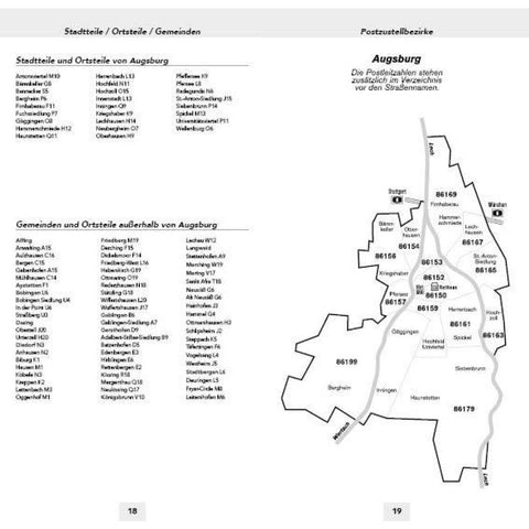 Falk Stadtplan Extra Augsburg 1:20.000