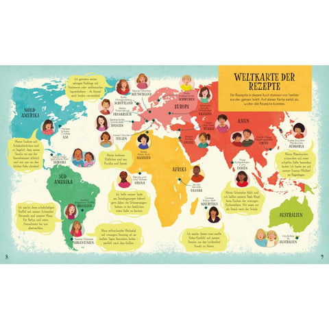 Familienrezepte aus aller Welt -  kinderleicht gemeinsam kochen