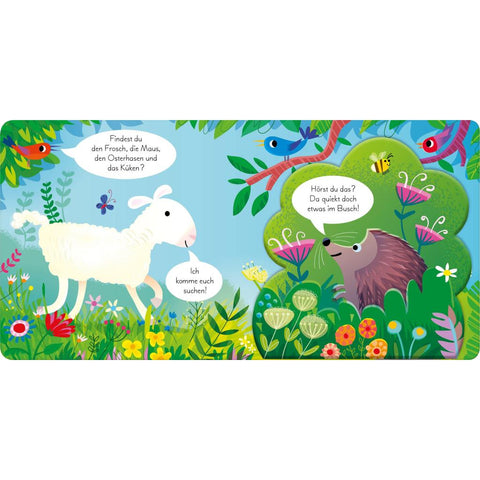 Verstecken spielen mit dem Osterhasen