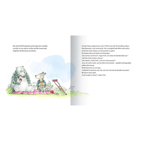 Der Bär, der Wolf und das blaue Geheimnis