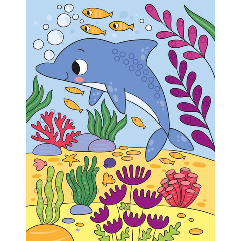 Mein Diamant-Stickerheft - Unter Wasser