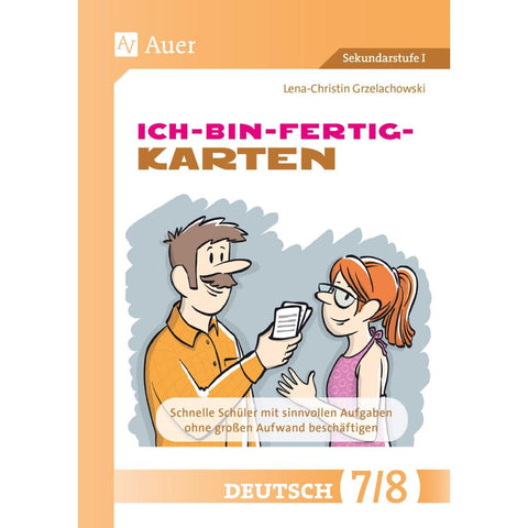 Ich-bin-fertig-Karten Deutsch Klassen 7-8