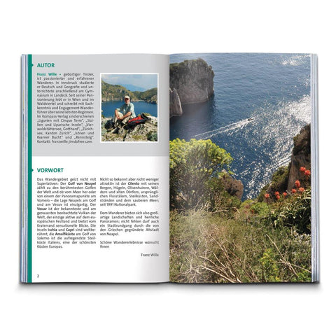 KOMPASS Wanderführer Golf von Neapel, Ischia, Capri, Halbinsel Sorrent, Amalfi-Küste und Cilento, 60 Touren mit Extra-Tourenkarte