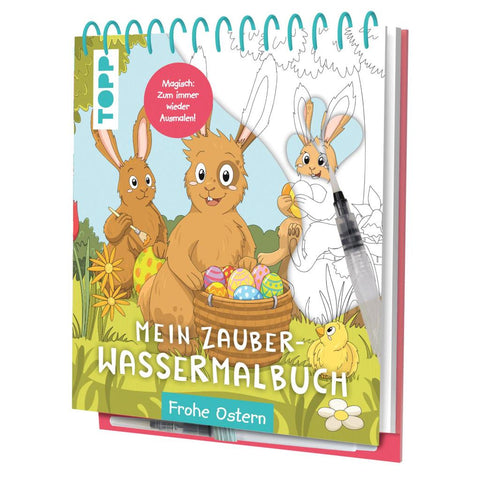 Mein Zauber-Wassermalbuch Frohe Ostern