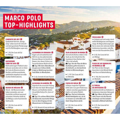 MARCO POLO Reiseführer Costa del Sol, Costa de Almería, Costa Tropical, Granada