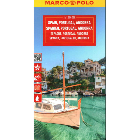 MARCO POLO Reisekarte Spanien, Portugal 1:1 Mio.