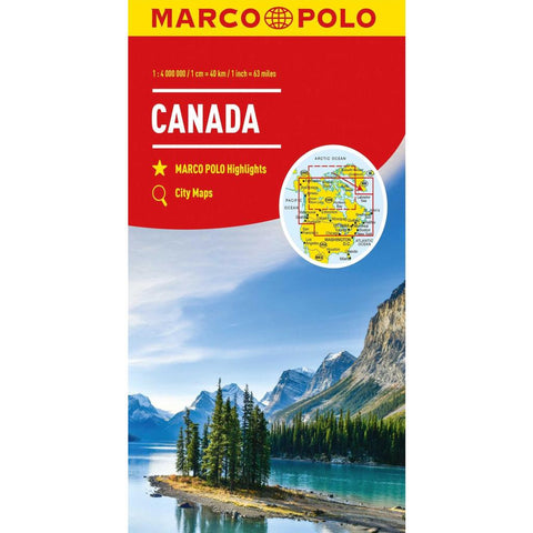 MARCO POLO Kontinentalkarte Kanada 1:4 Mio.
