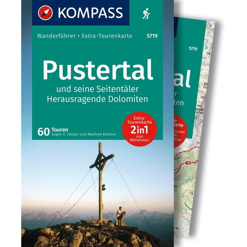 KOMPASS Wanderführer Pustertal und seine Seitentäler, Herausragende Dolomiten, 60 Touren mit Extra-Tourenkarte