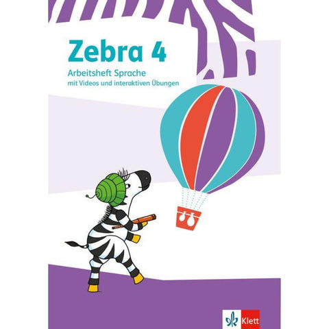 Zebra 4. Arbeitsheft Sprache mit Videos und interaktiven Übungen Klasse 4