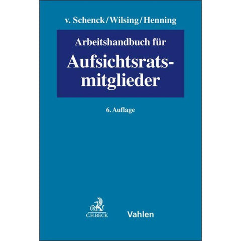 Arbeitshandbuch für Aufsichtsratsmitglieder