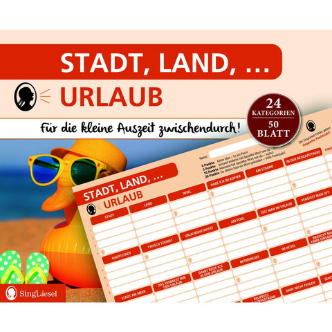 Stadt, Land, Urlaub