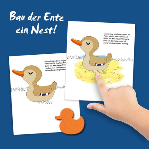 Dusch den Pinguin. Das Wassermalbuch zum Mitmachen
