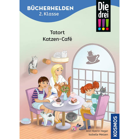 Die drei !!!, Bücherhelden 2. Klasse, Tatort Katzen-Café