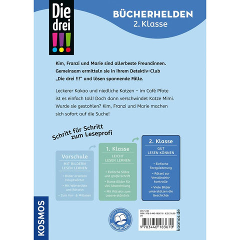 Die drei !!!, Bücherhelden 2. Klasse, Tatort Katzen-Café
