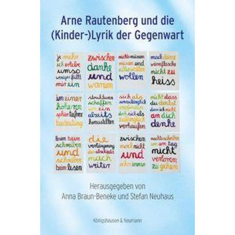 Arne Rautenberg und die (Kinder-)Lyrik der Gegenwart