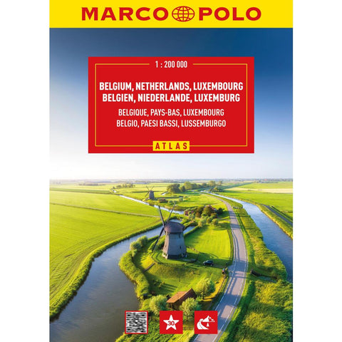 MARCO POLO Reiseatlas Benelux 1:200.000