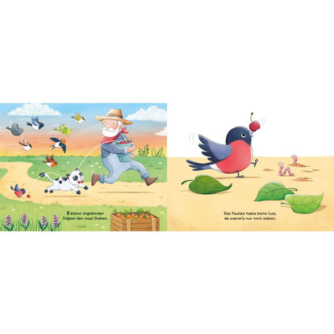 10 kleine Vogelkinder