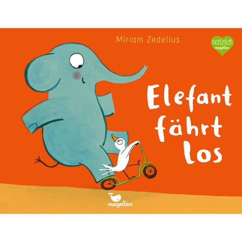 Elefant fährt los