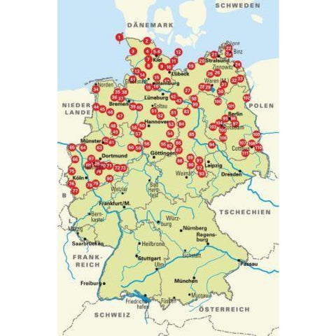 Die 111 schönsten Radtouren in Deutschlands Norden, E-Bike geeignet, kostenloser GPX-Tracks-Download aller 111 Radtouren