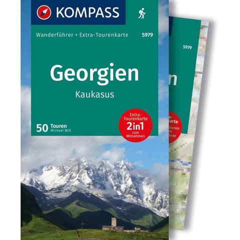 KOMPASS Wanderführer Georgien, Kaukasus, 50 Touren mit Extra-Tourenkarte